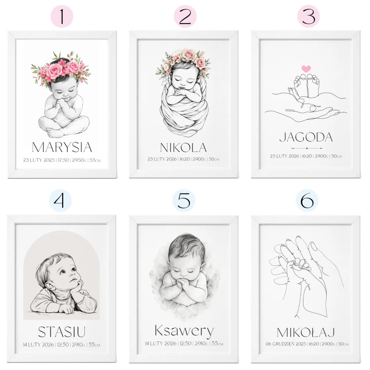 METRYCZKA-PERSONALIZOWANA-DLA-DZIECKA-PLAKAT-A4-W-RAMCE-Dlugosc-33-cm.jpeg