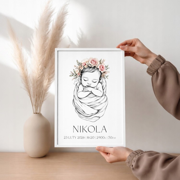 METRYCZKA-PERSONALIZOWANA-DLA-DZIECKA-PLAKAT-A4-W-RAMCE-Marka-bez-marki.jpeg