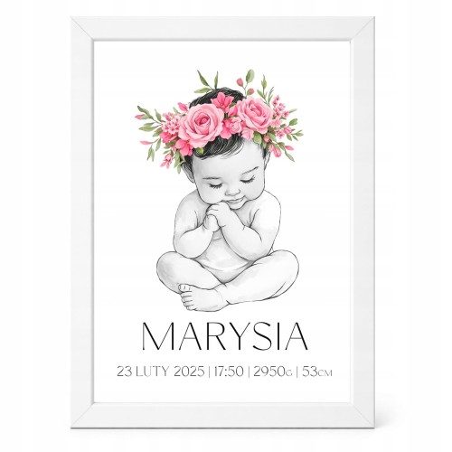 METRYCZKA-PERSONALIZOWANA-DLA-DZIECKA-PLAKAT-A4-W-RAMCE.jpeg